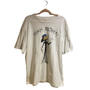 Vintage National Mills made in USA Yeah, Right Graphic T-shirt Adult Men’s XL